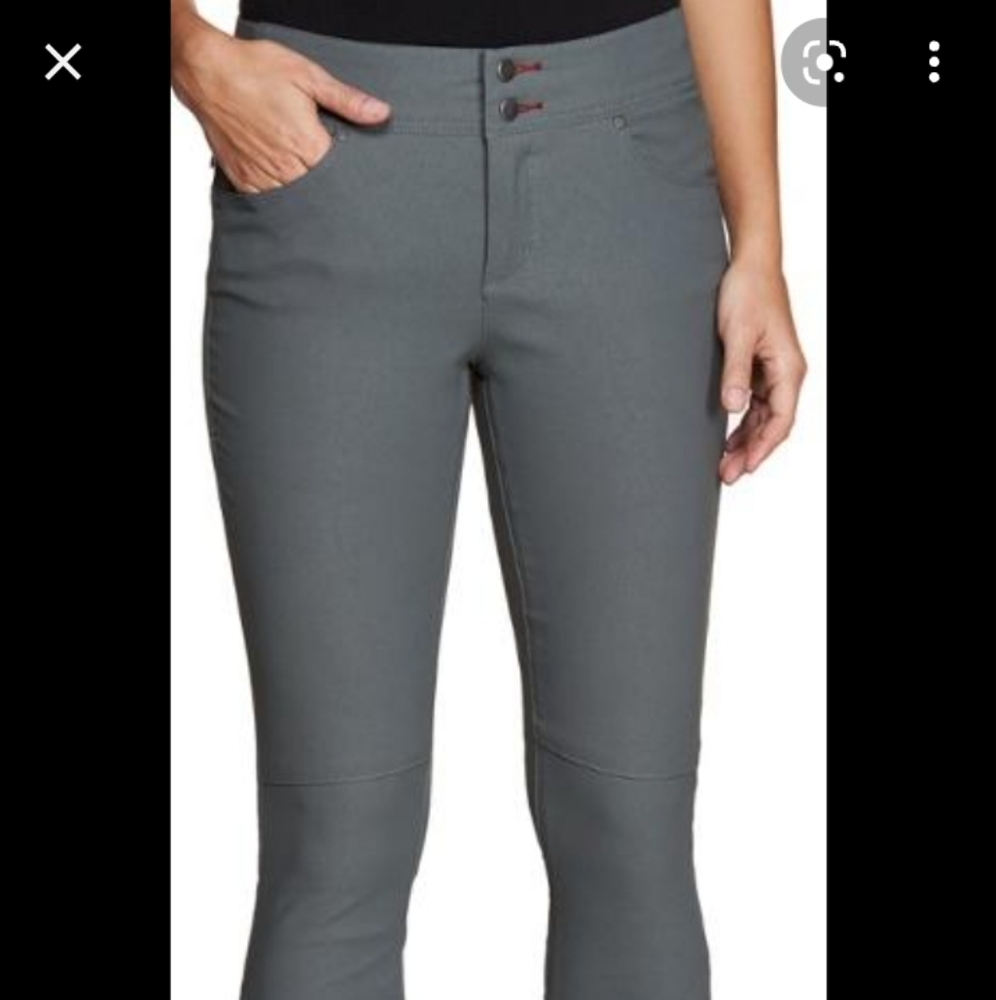 Toad & Co skinny gray pants